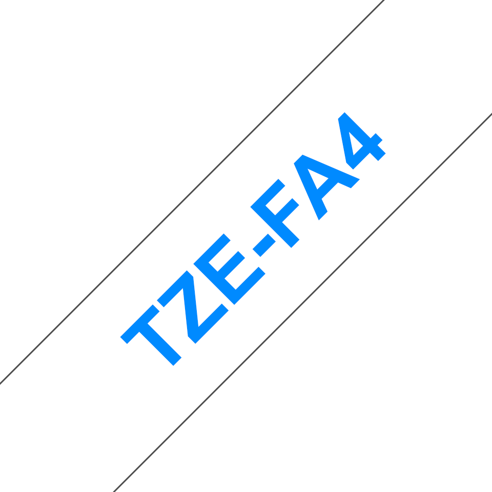 BROTHER TZe-FA4 Textilband 3mx18mm