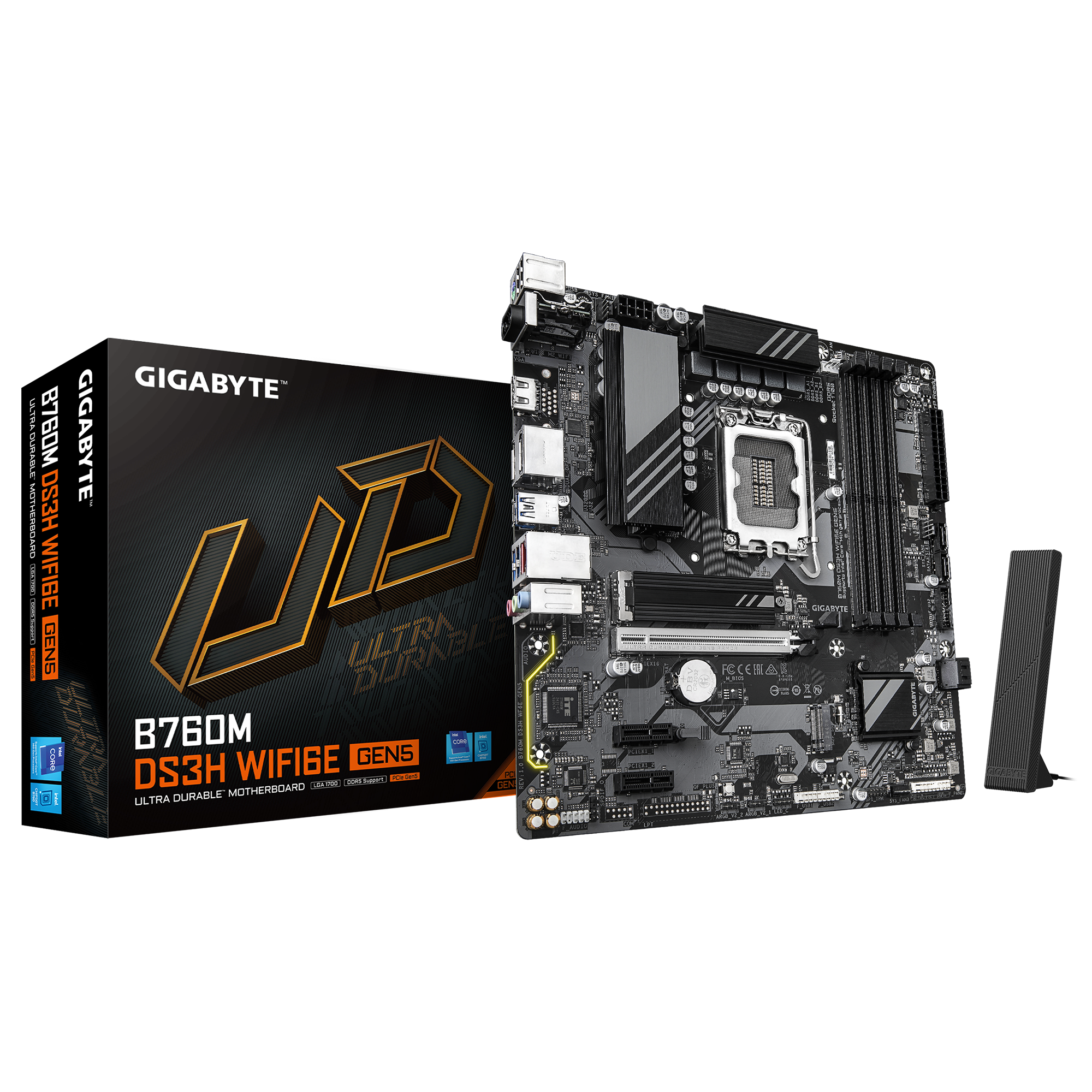 Gigabyte GA-B760M DS3H WF6E GEN5 (1700) (D)