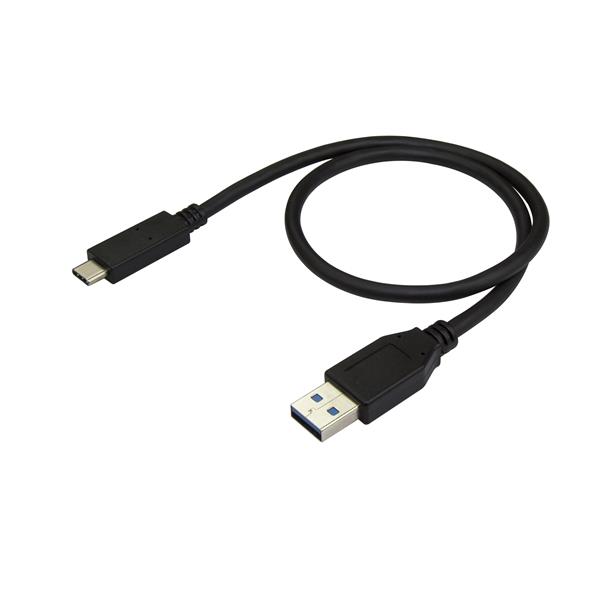 STARTECH.COM USB to USB C Cable 1.6 ft / 0.5m M/M USB 3.1 10Gbps USB-C to USB 3.0 USB Type C to Type A Cable