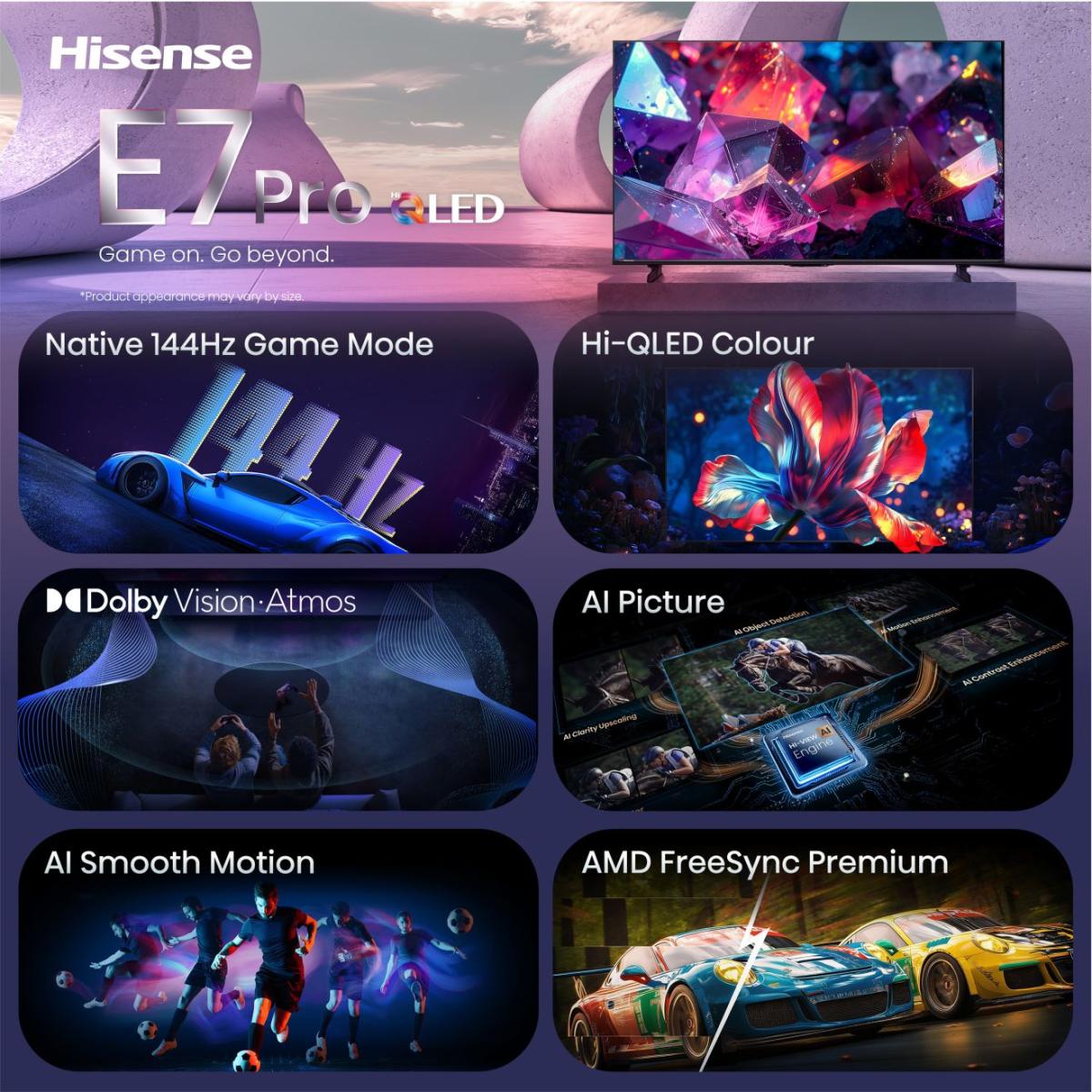 50E7S PRO Hi-QLED-Fernseher