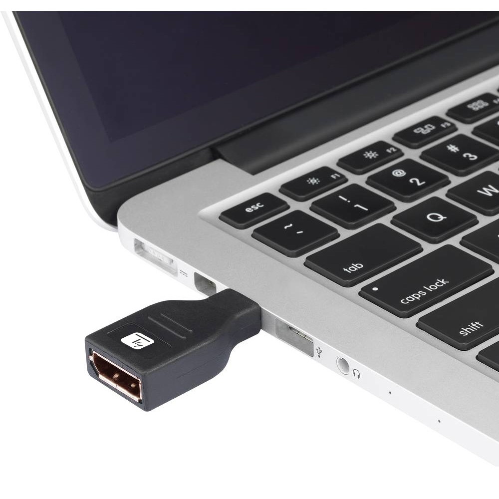TECHLY Adapter DisplayPort F auf Mini DisplayPort M 4K schwarz
