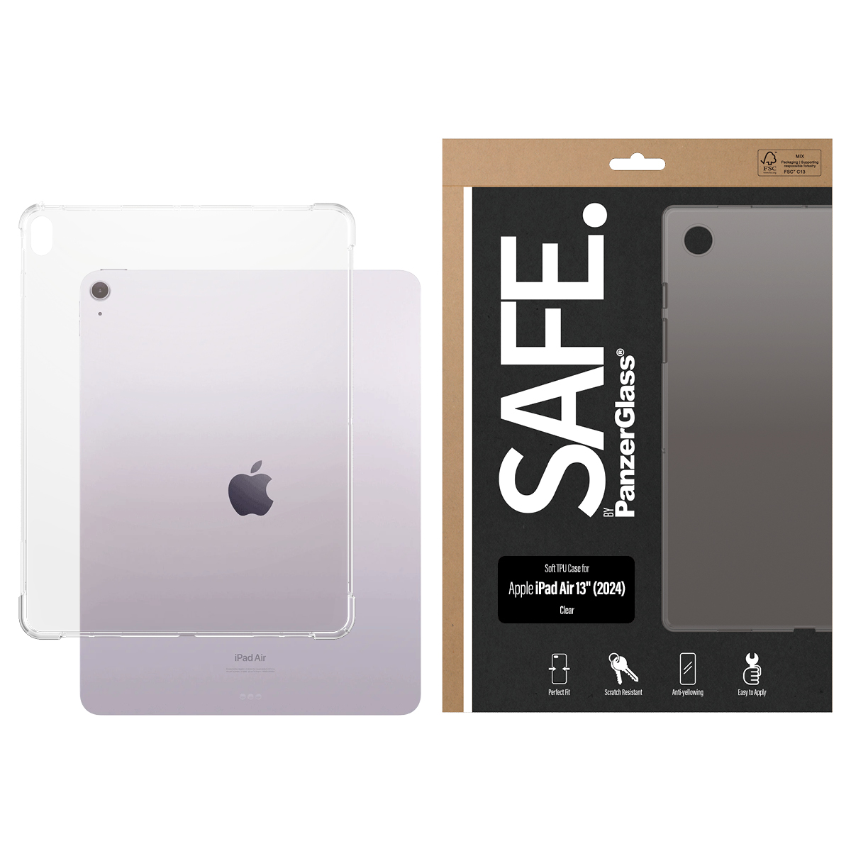 SAFE CLEAR TPU CASE APPLE IPAD AIR 13IN 2024