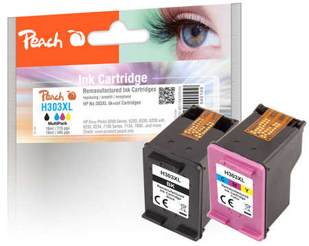 Peach Druckkopf HP Nr.303XL MultiPack REM,KOM