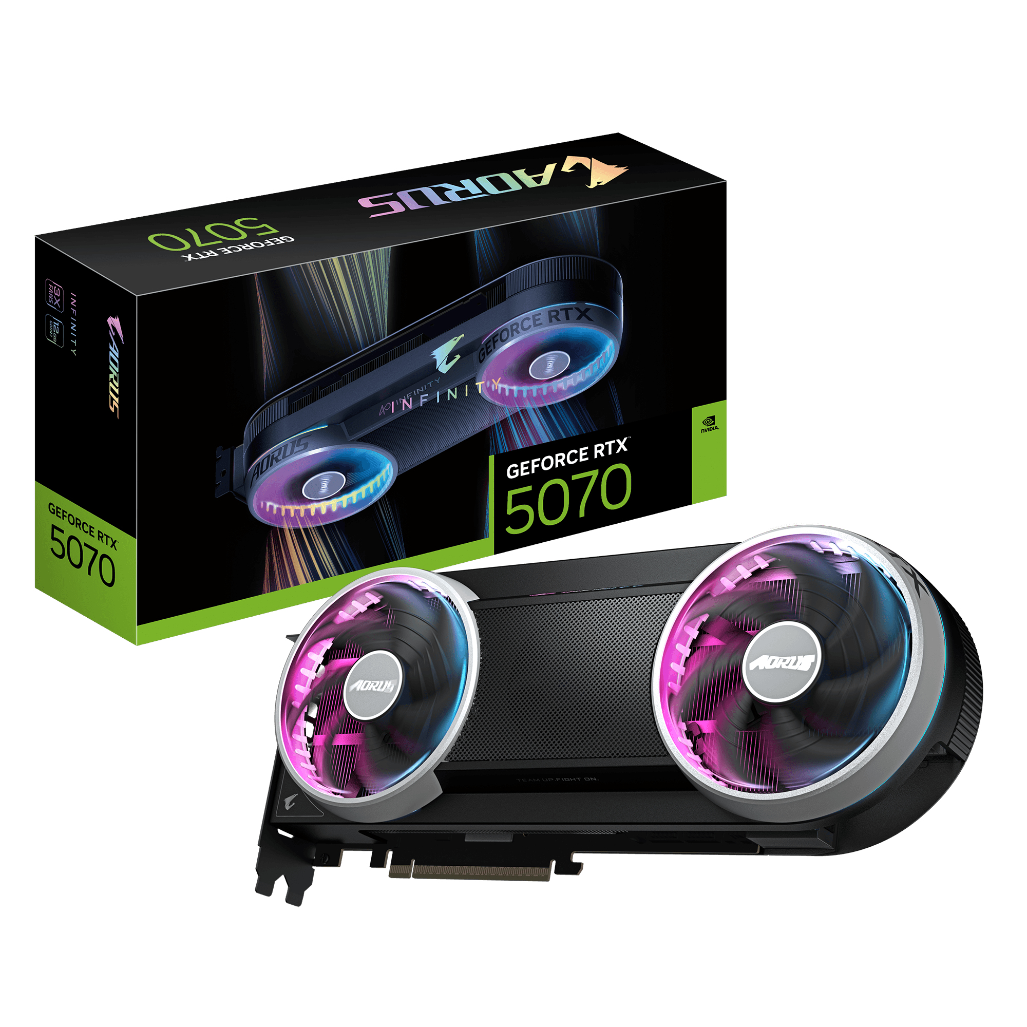 GIGABYTE AORUS GeForce RTX 5070 INFINITY 12GB