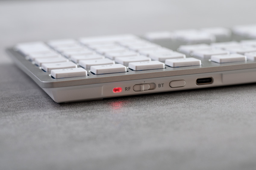 CHERRY KW9100 SLIM FOR MAC Wireless Tastatur DE weiß/silber