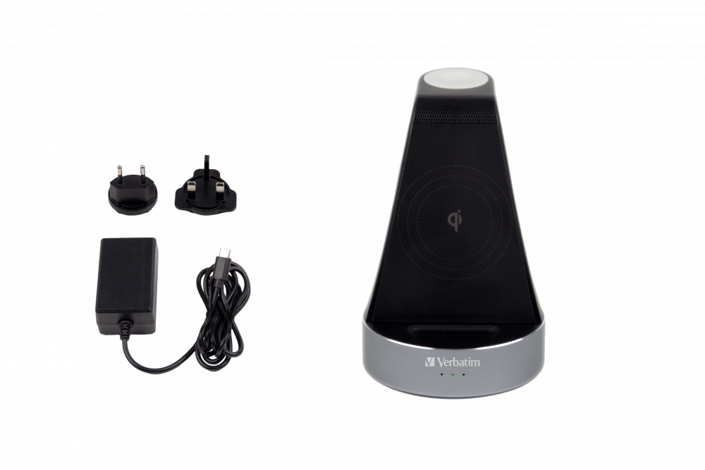 Verbatim WCS-01 2in1 Qi MFi Wireless Apple Watch Charger