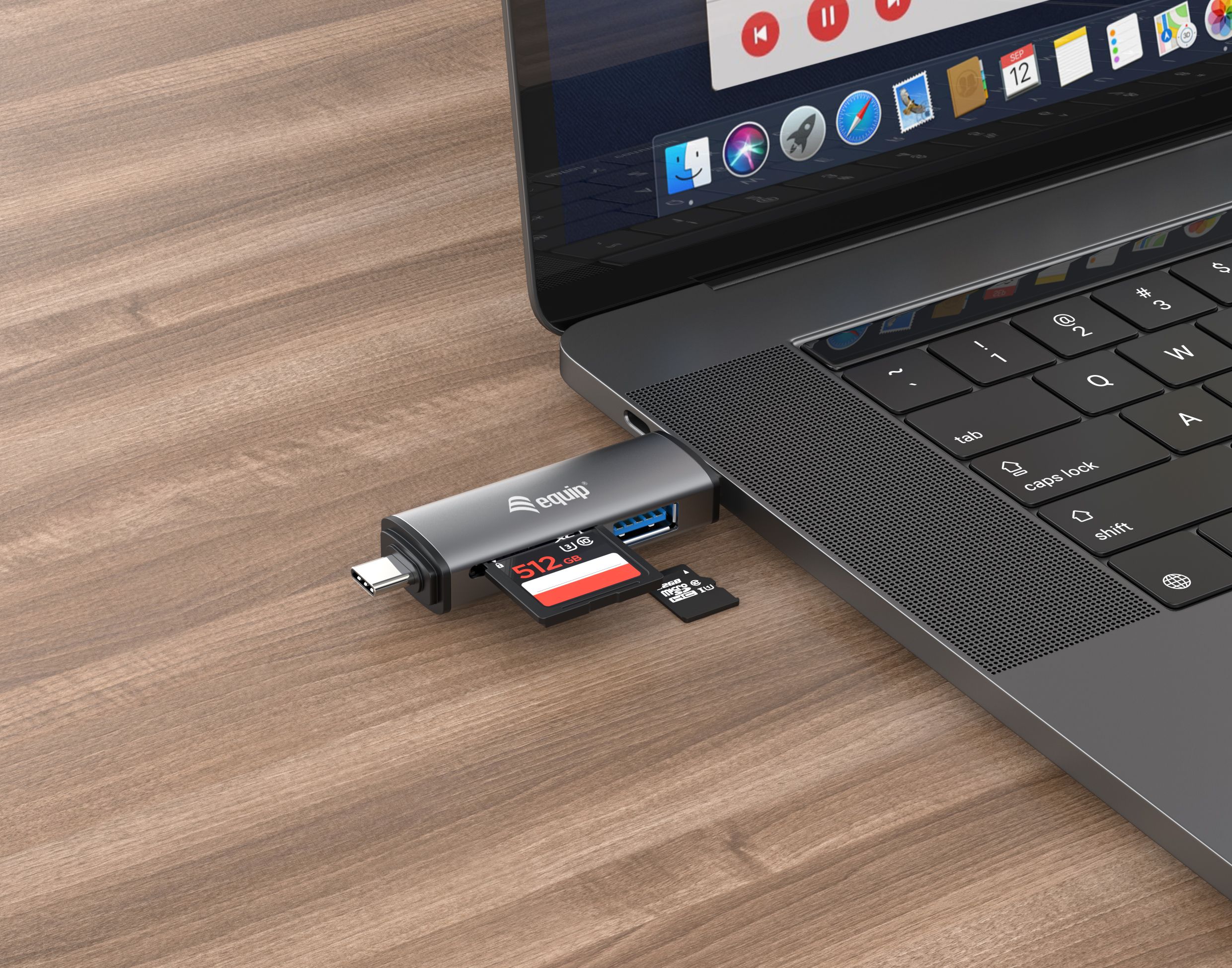 Equip Kartenleser USB-A3.0/USB-C3.2/MicroSD/SD/ 5Gbps