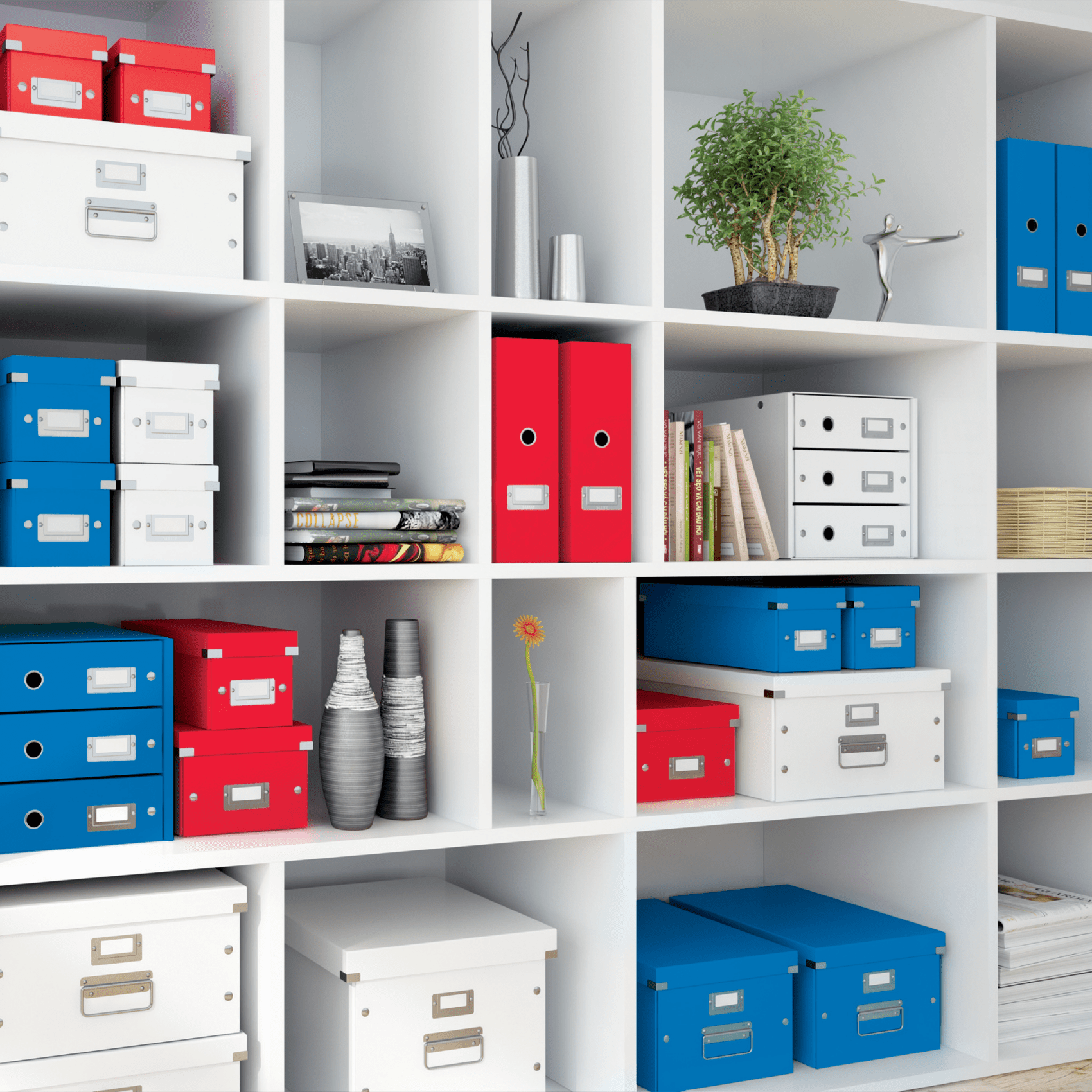 LEITZ Stehsammler Click & Store 60470026 rot Karton, DIN A4, 1 St.