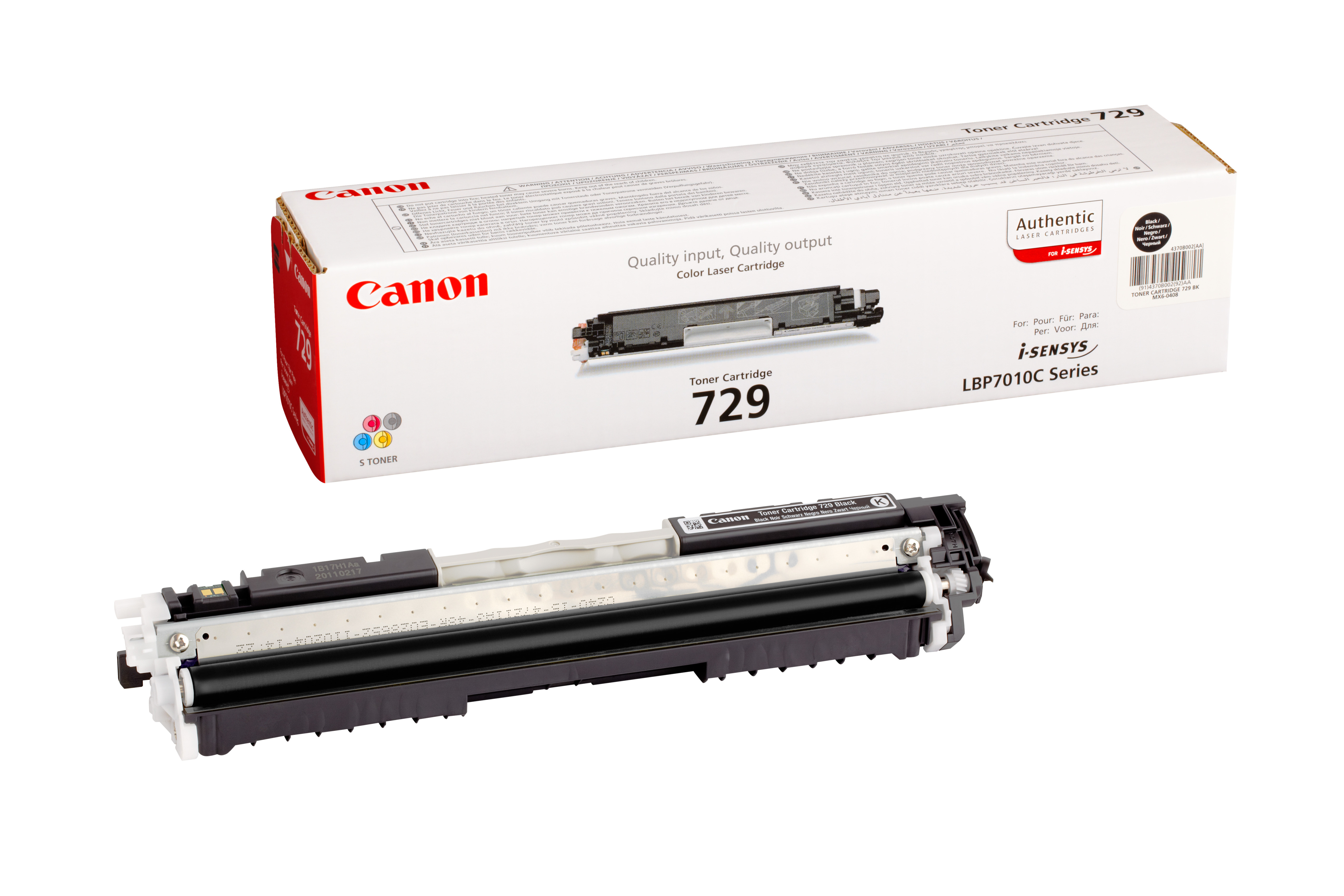 Toner Canon 729 BK black 1200 Seiten
