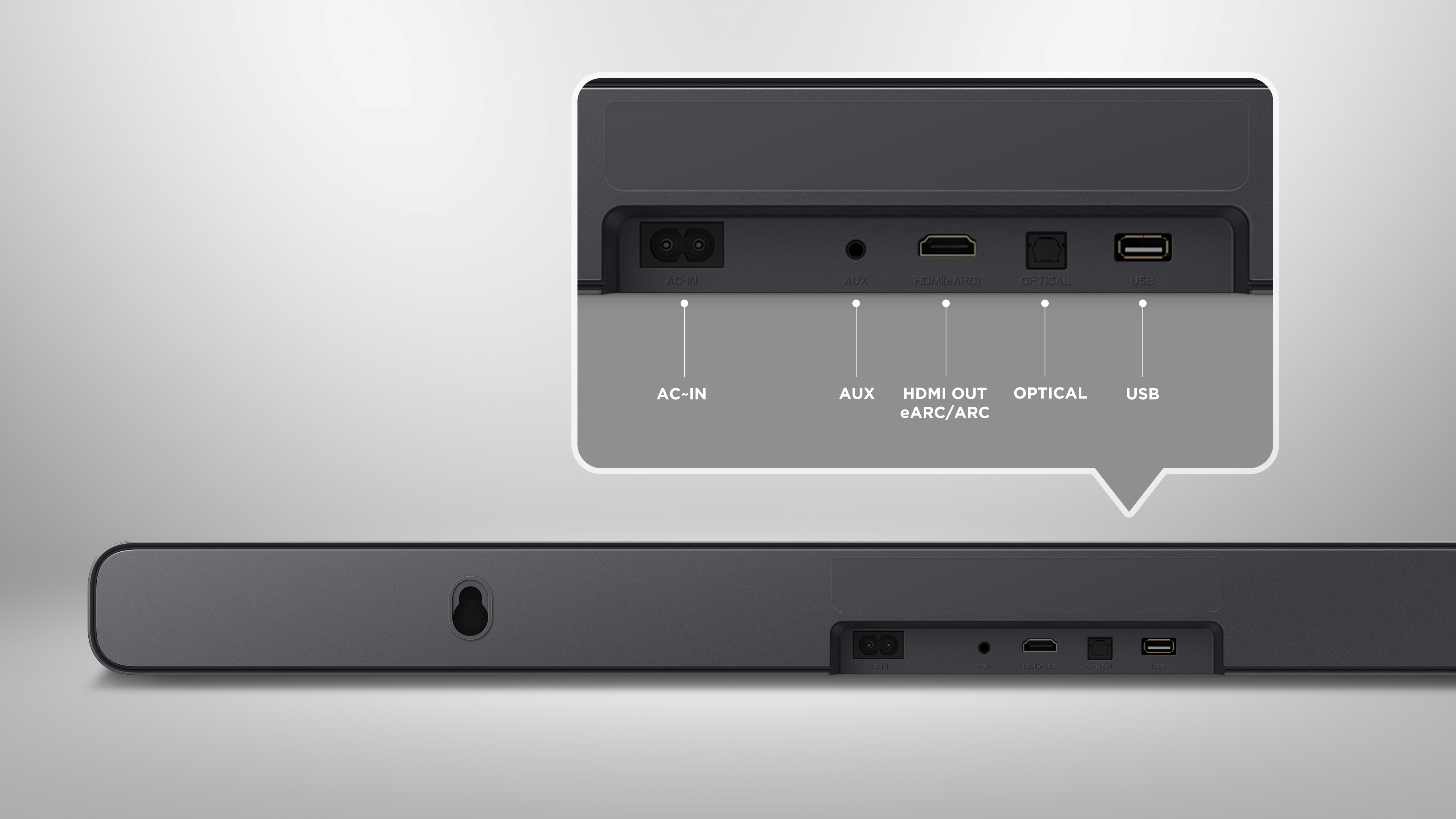 S45HE, Soundbar