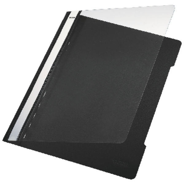 LEITZ Schnellhefter 4191 Kunststoff schwarz DIN A4, 25 St.