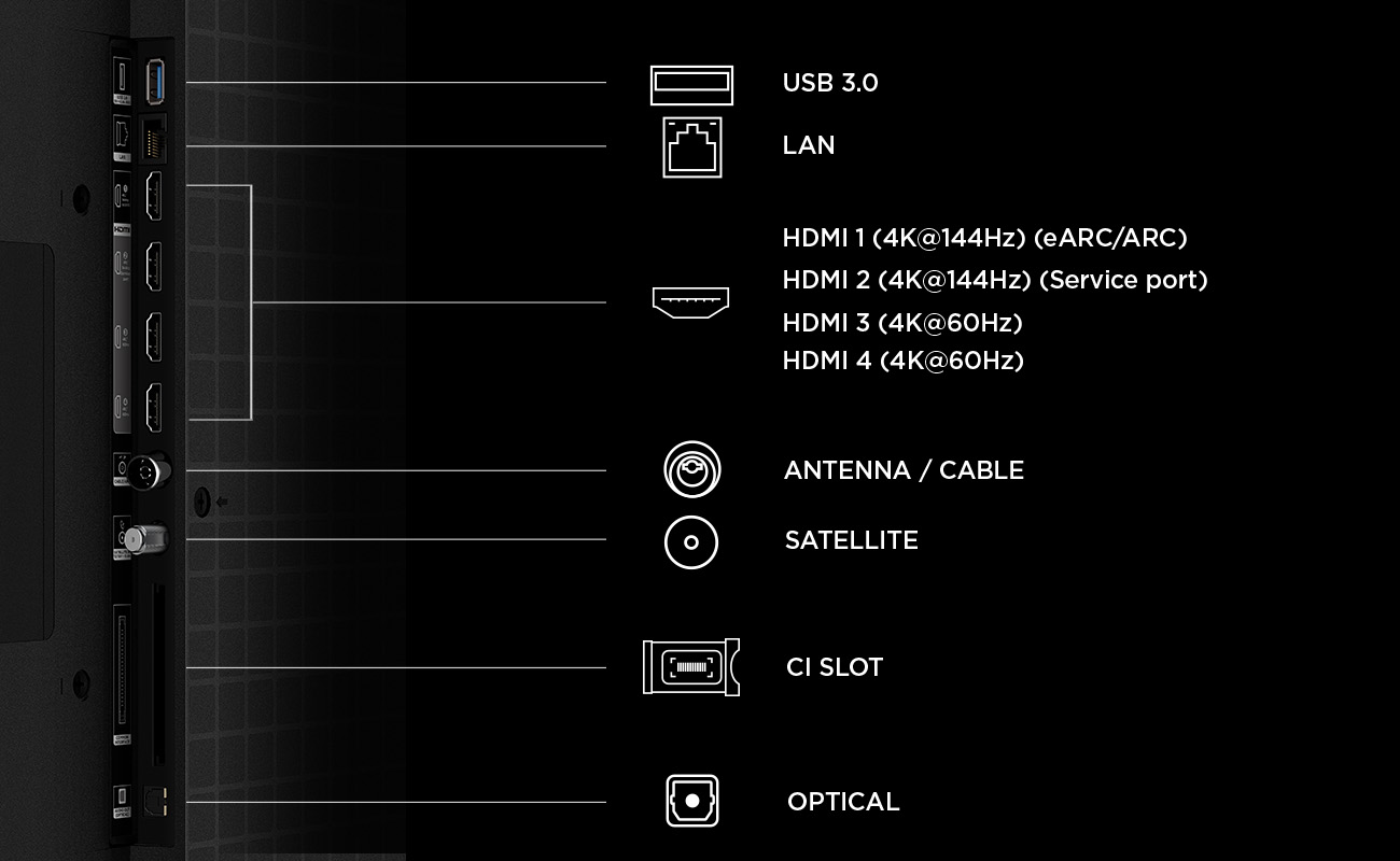 55MQLED75L, QLED-Fernseher