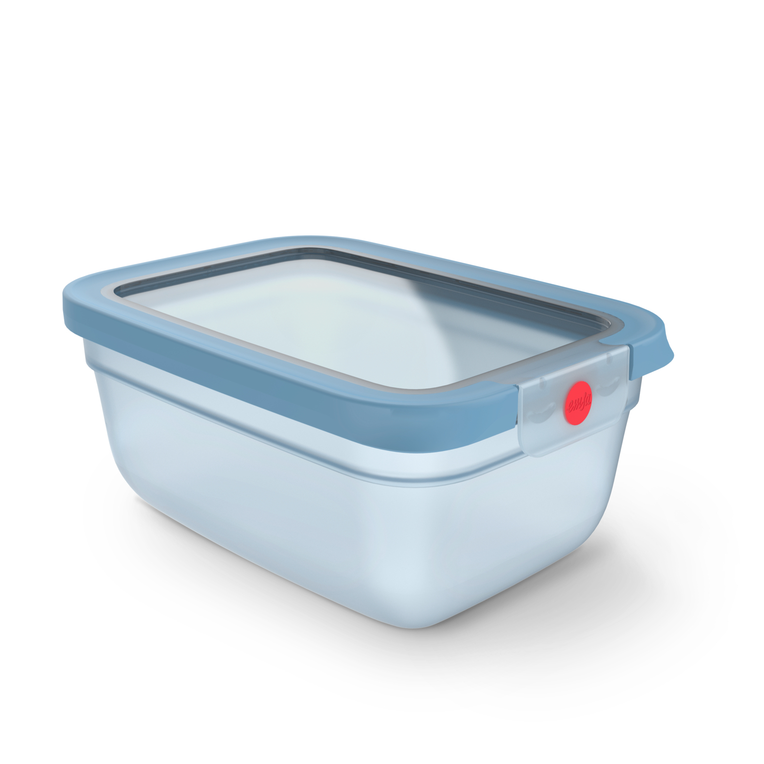 emsa Frischhaltedose ONECLICK 9,4 cm hoch blau 1,5 l, 1 St.