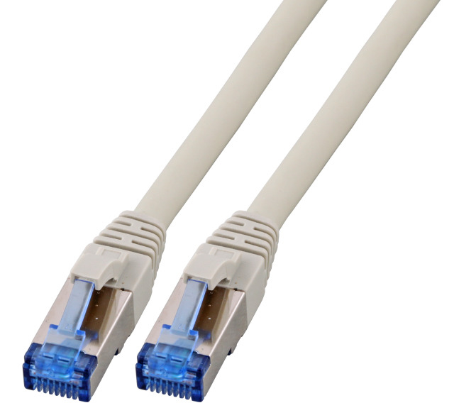 RJ45 PATCHKABEL S/FTP CAT.6A. CAT.7 RAW-CABLE TPE FLEX 10M