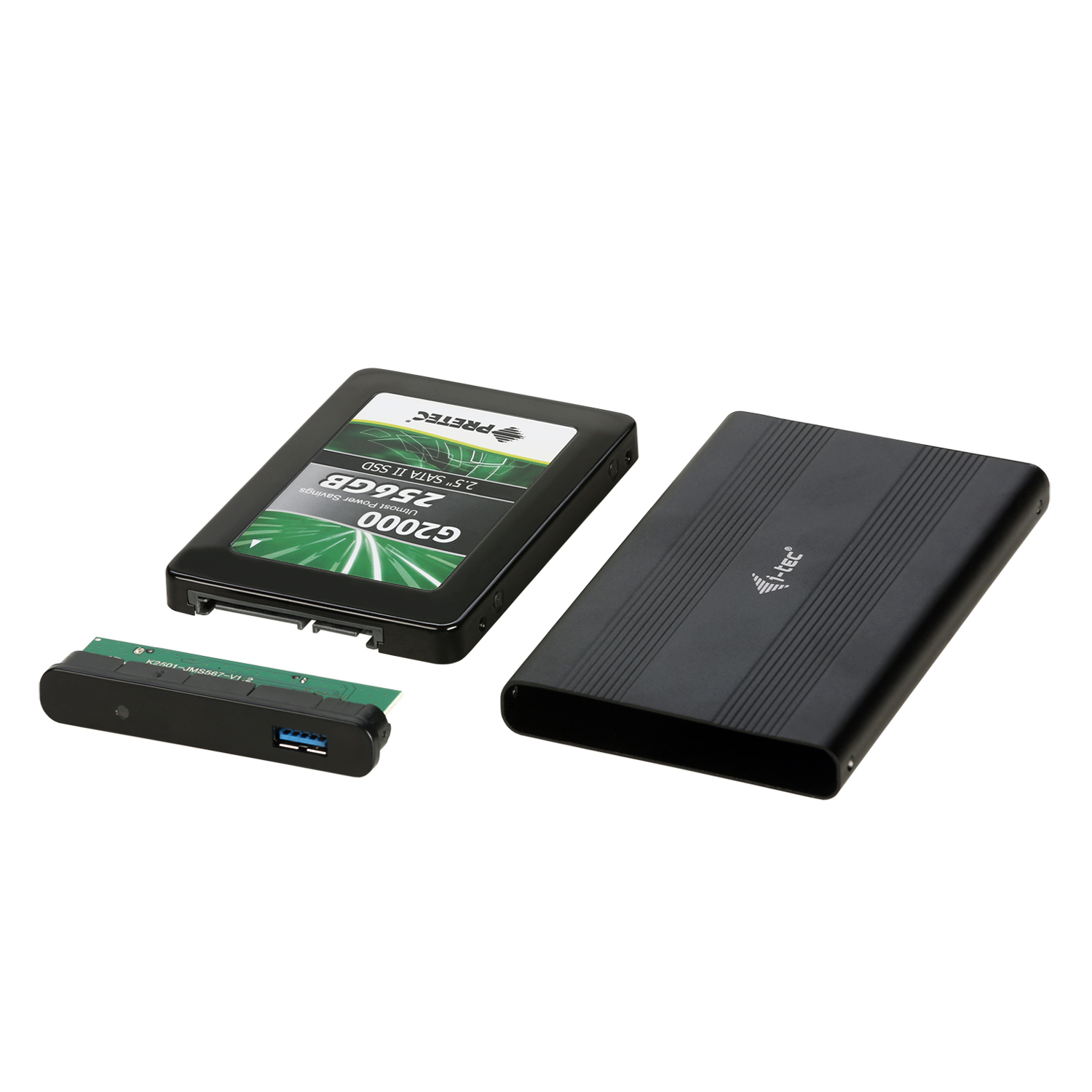 I-TEC USB EXTERNAL CASE 2.5IN ALU. SATA I/II/III HDD SSD BLACK