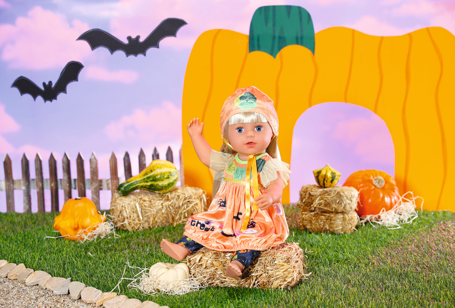BABY born® Halloween Kürbiskleid, Puppenzubehör