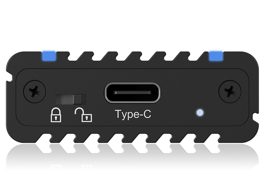 IcyBox Externes Type-C Gehäuse für M.2 NVMe SSD extern retail