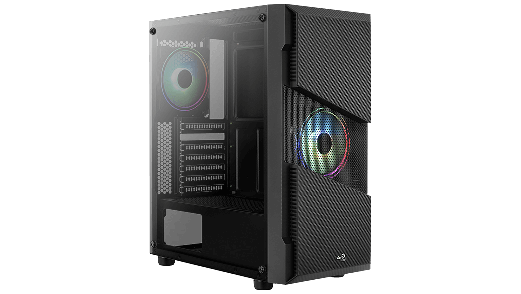 AeroCool Geh Midi Menace RGB/TG Black MicroATX/ATX/MiniITX