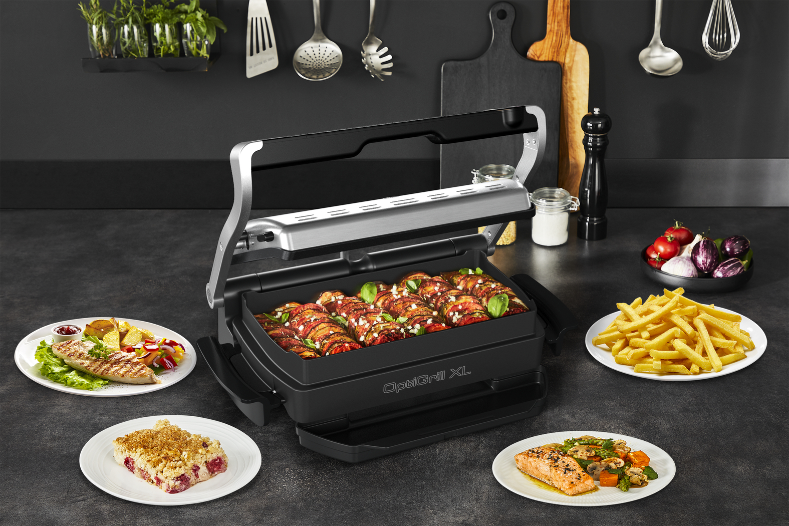 Backschale XA727810, für OptiGrill+ XL, Grillschale