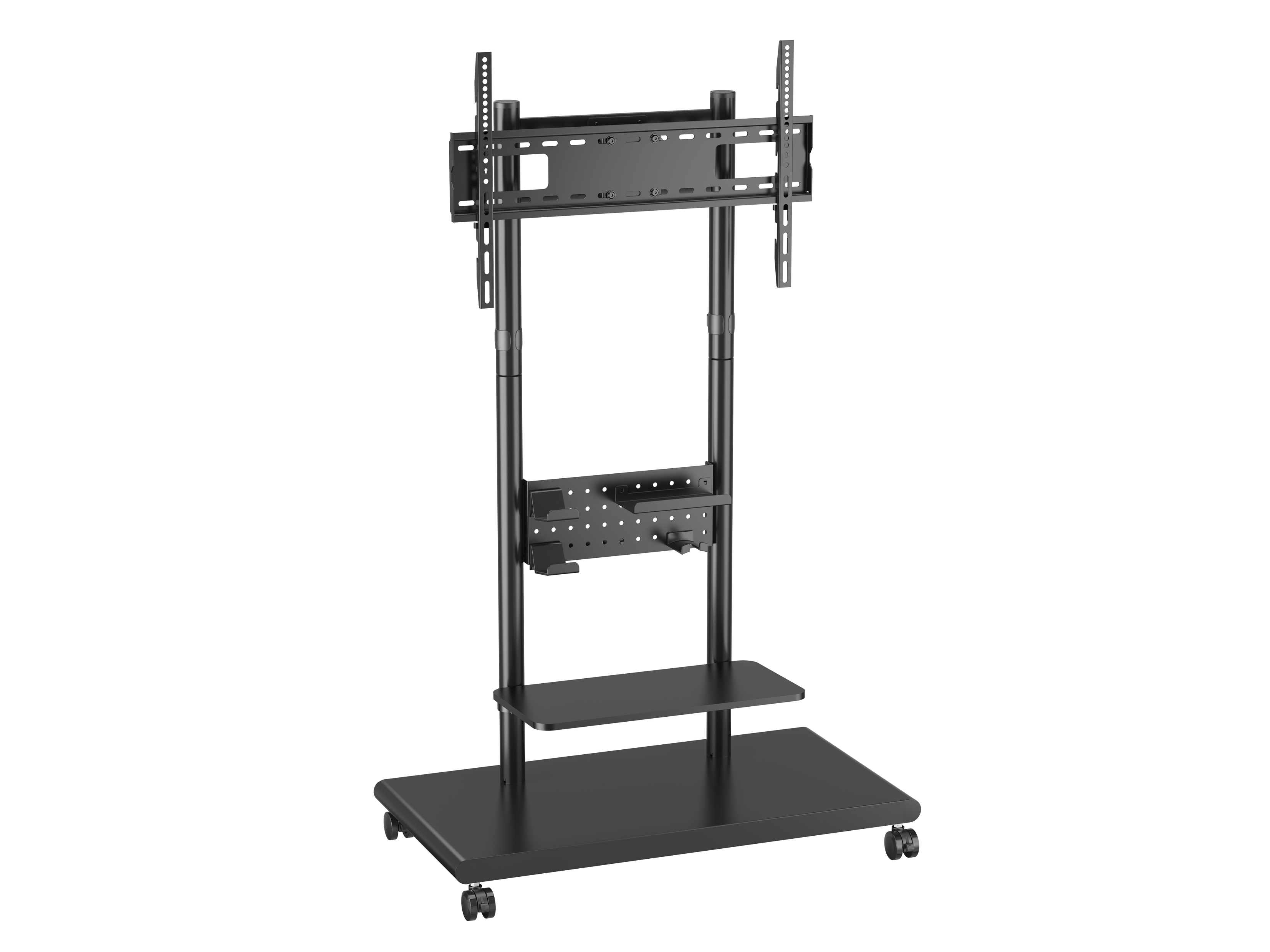 Equip Bodenstandhalter 50-90/1TFT 60kg Mobil+Ablage sw