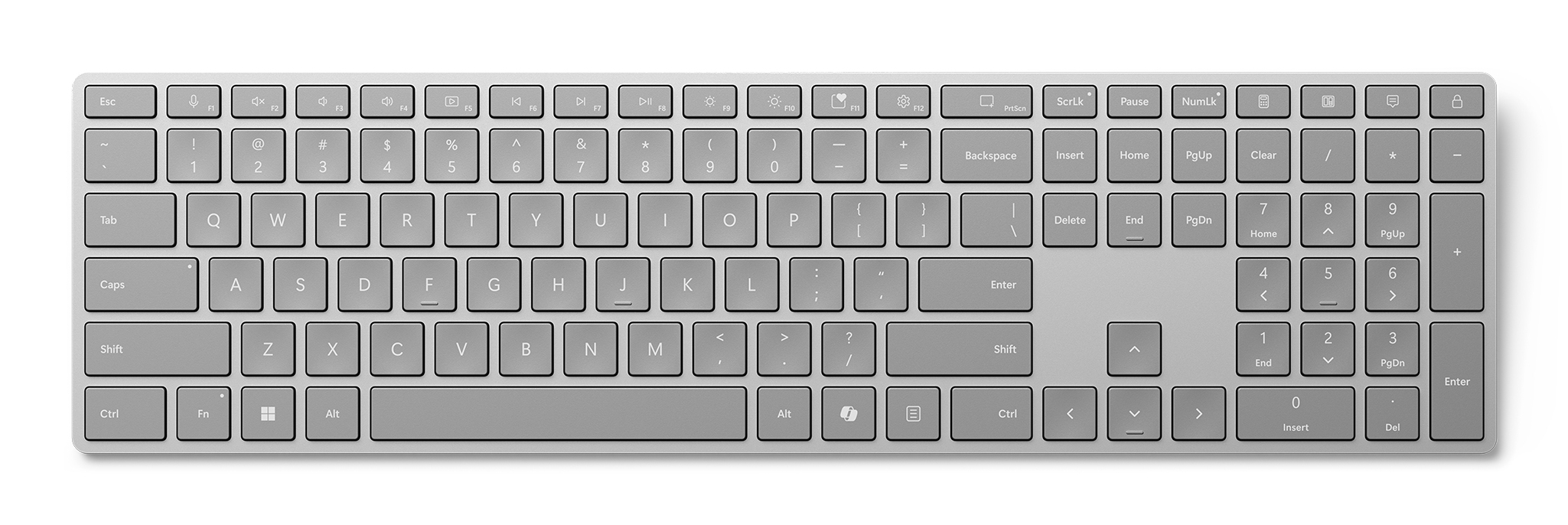 MICROSOFT Surface Keyboard Bluetooth GRAY Germany COMM