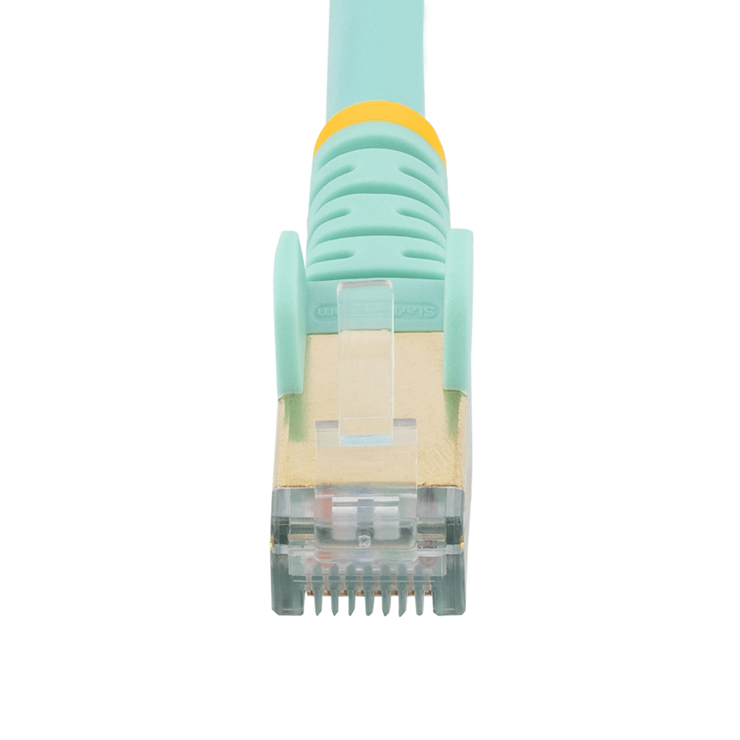 5M CAT6A ETHERNET CABLE AQUA .