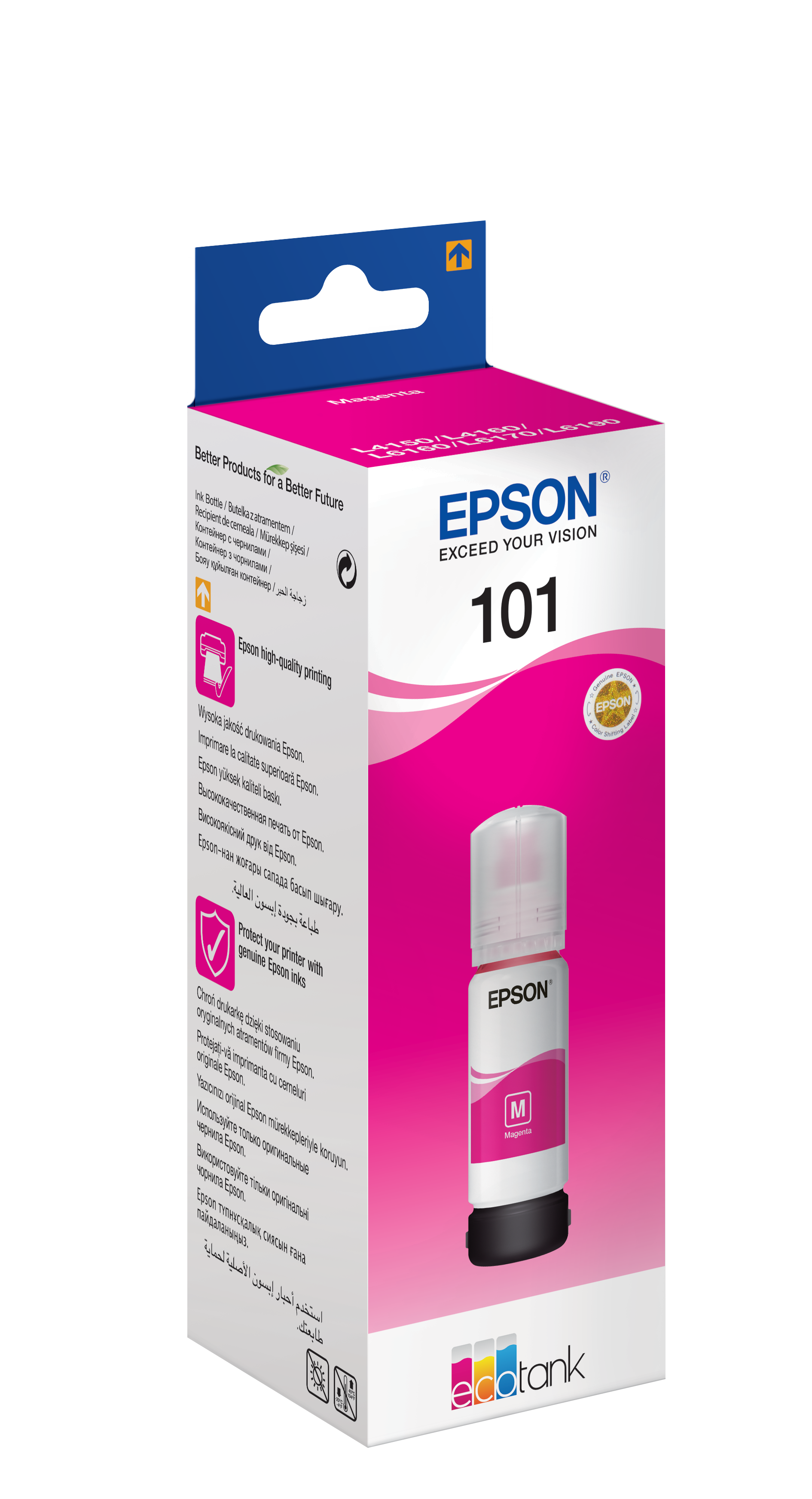 EPSON 1LB EcoTank Magenta ink bottle