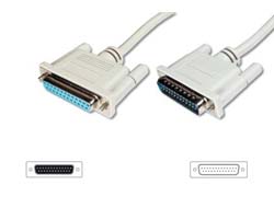 DIGITUS Verlängerungskabel D-Sub25/St > D-Sub25/Bu 2.0m Polybeutel