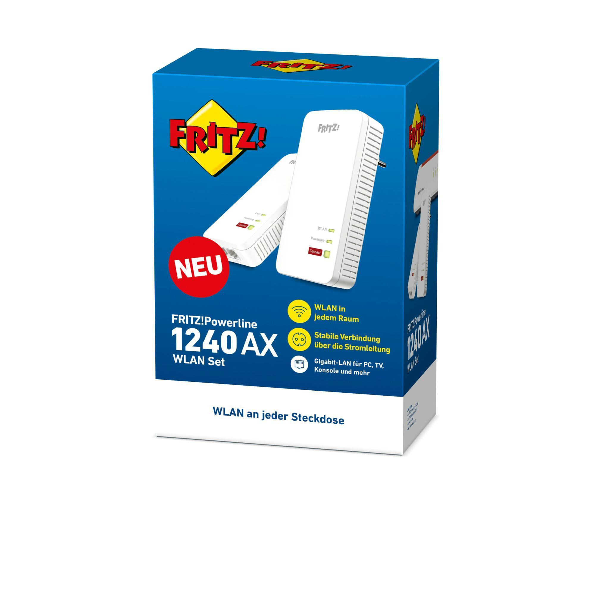 FRITZ! Powerline 1240 AX WLAN Set