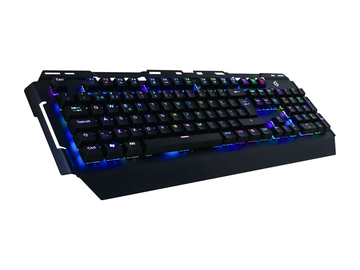 CONCEPTRONIC Gaming Tastatur Mechan./RGB Layout PT schwarz