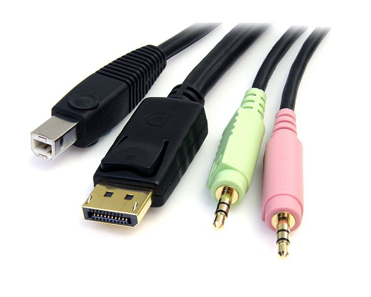 USB DISPLAYPORT KVM CABLE .