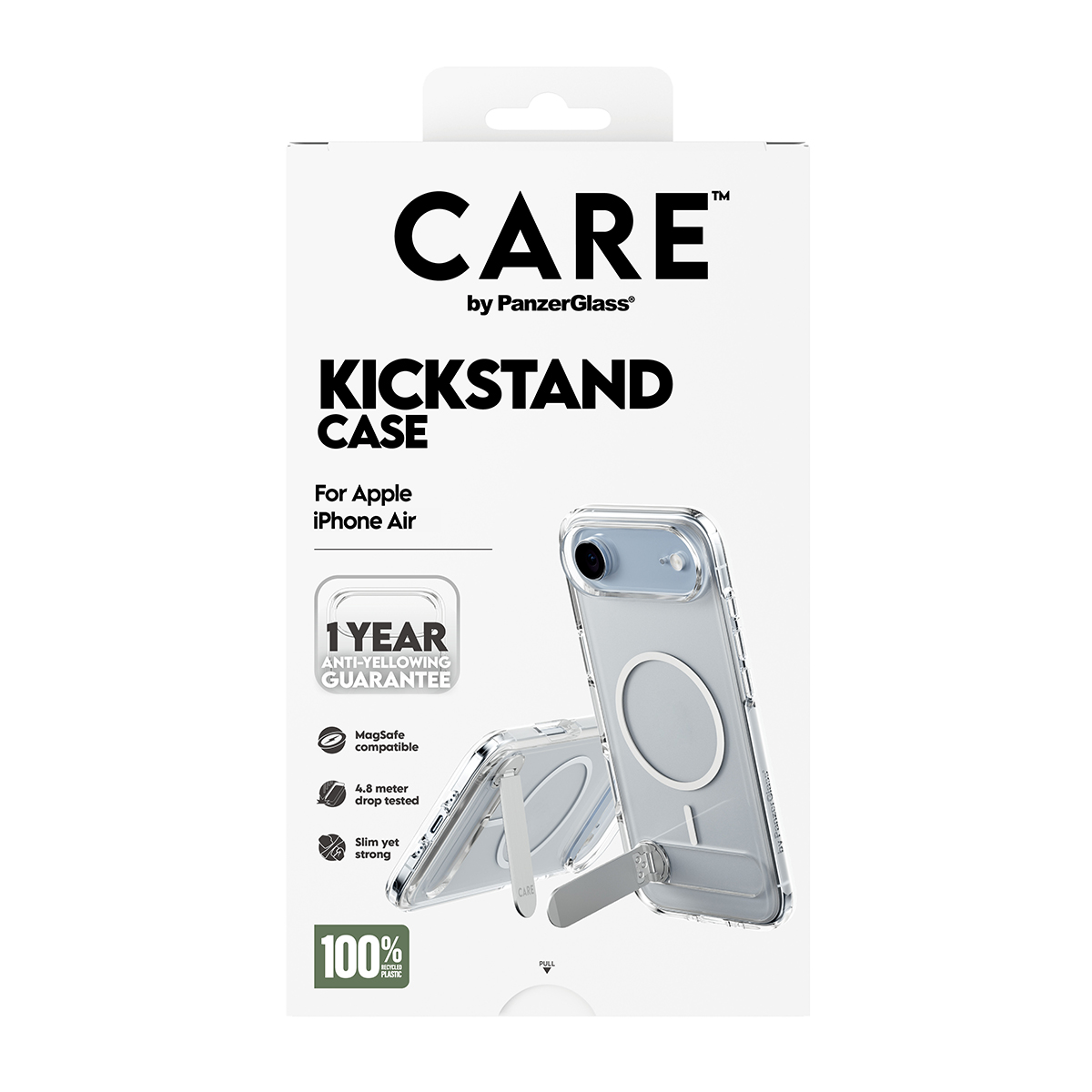 CARE BY FEATURE CASE TRANSPAREN W. KICKSTAND IPHONE 17 AIR