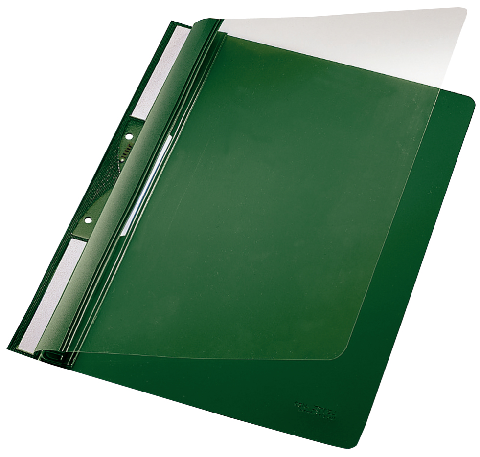 LEITZ Hängehefter Universal 4190 Kunststoff grün DIN A4 2x kaufmännische Heftung, 1 St.