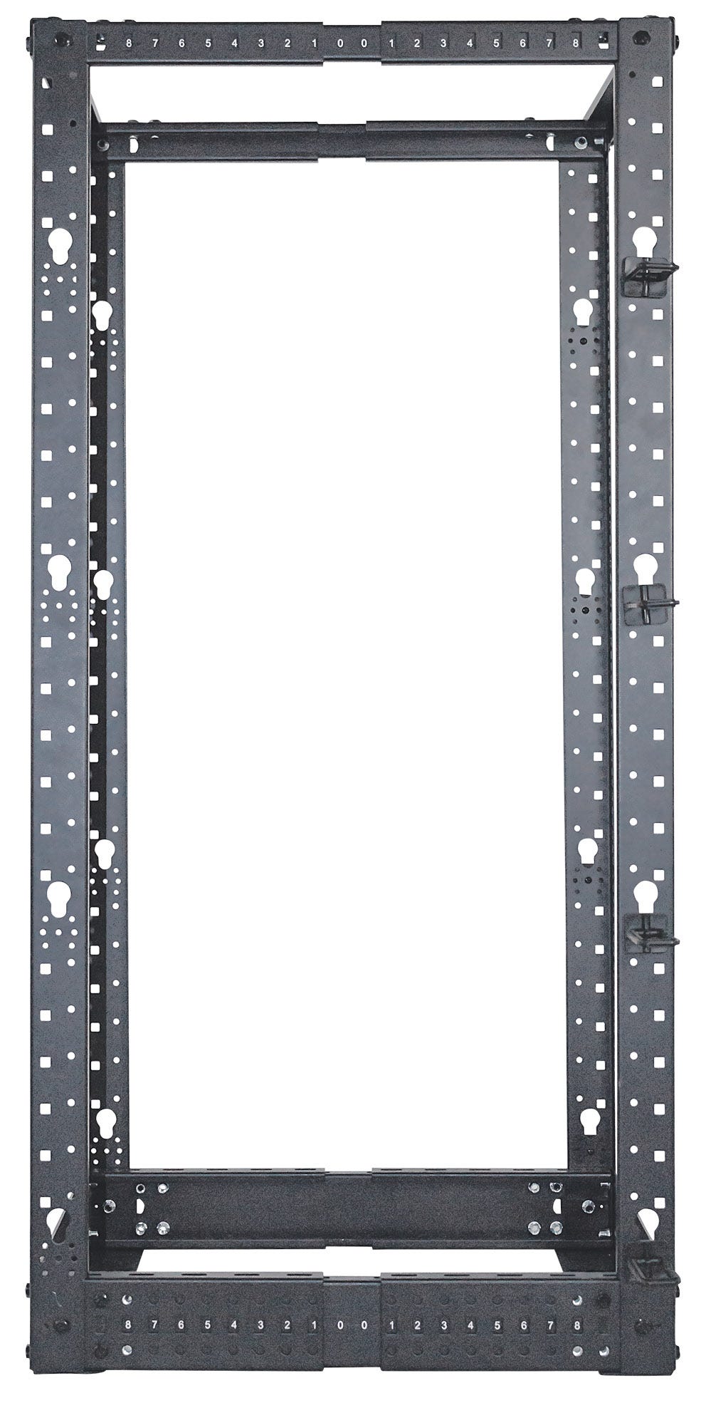 INTELLINET 48,3cm 19Zoll Laborgestell 26HE 4-Pfosten HxBxT 1296 x 515 x 559mm unmontiert schwarz
