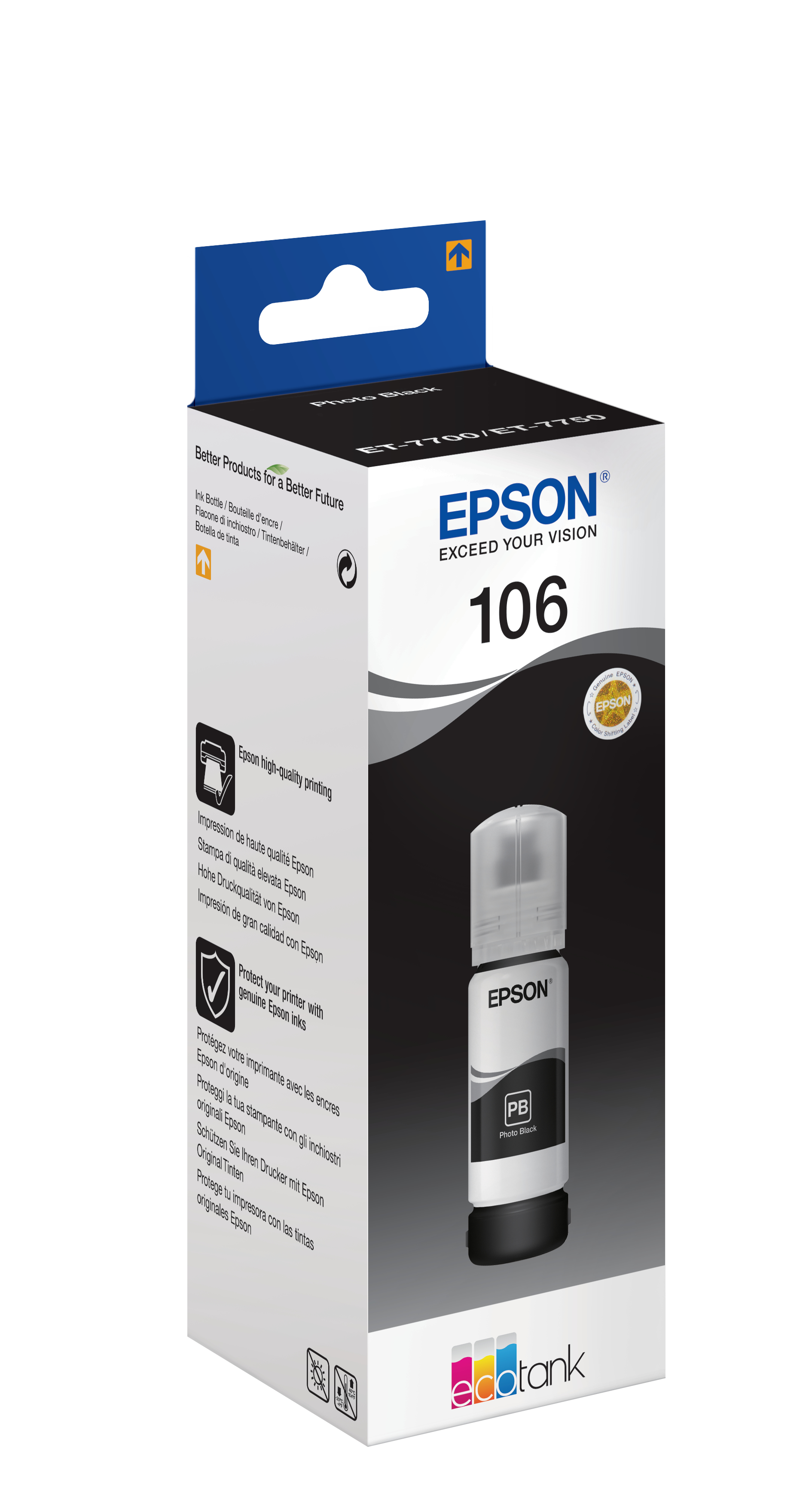 EPSON 5LB 106 EcoTank Photo Black ink bottle