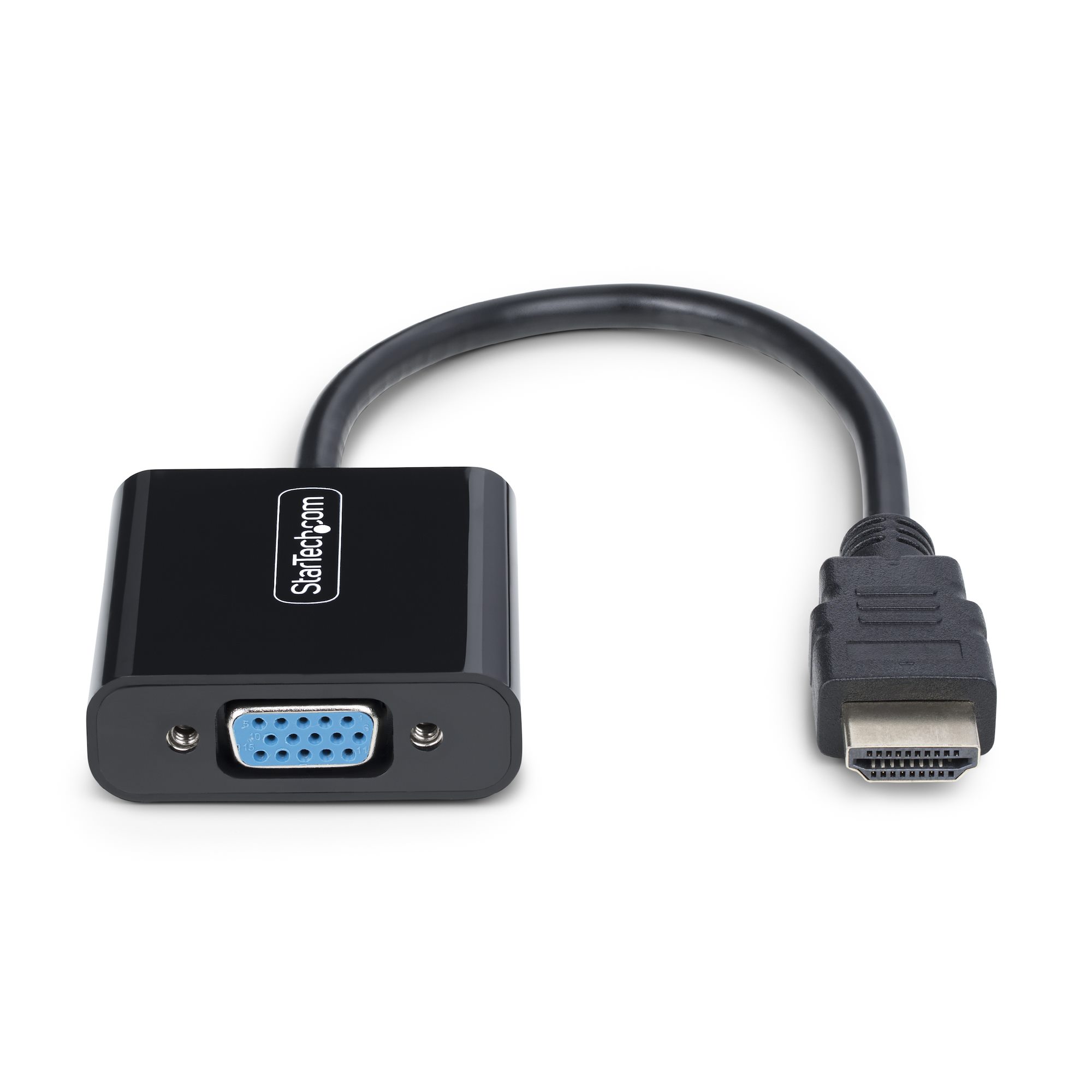 STARTECH.COM HDMI auf VGA Adapter/Kabel Aktiver HDMI Adapter/Videokonverter 1920x1080 1080p HDMI-Quelle zu VGA-Monitor