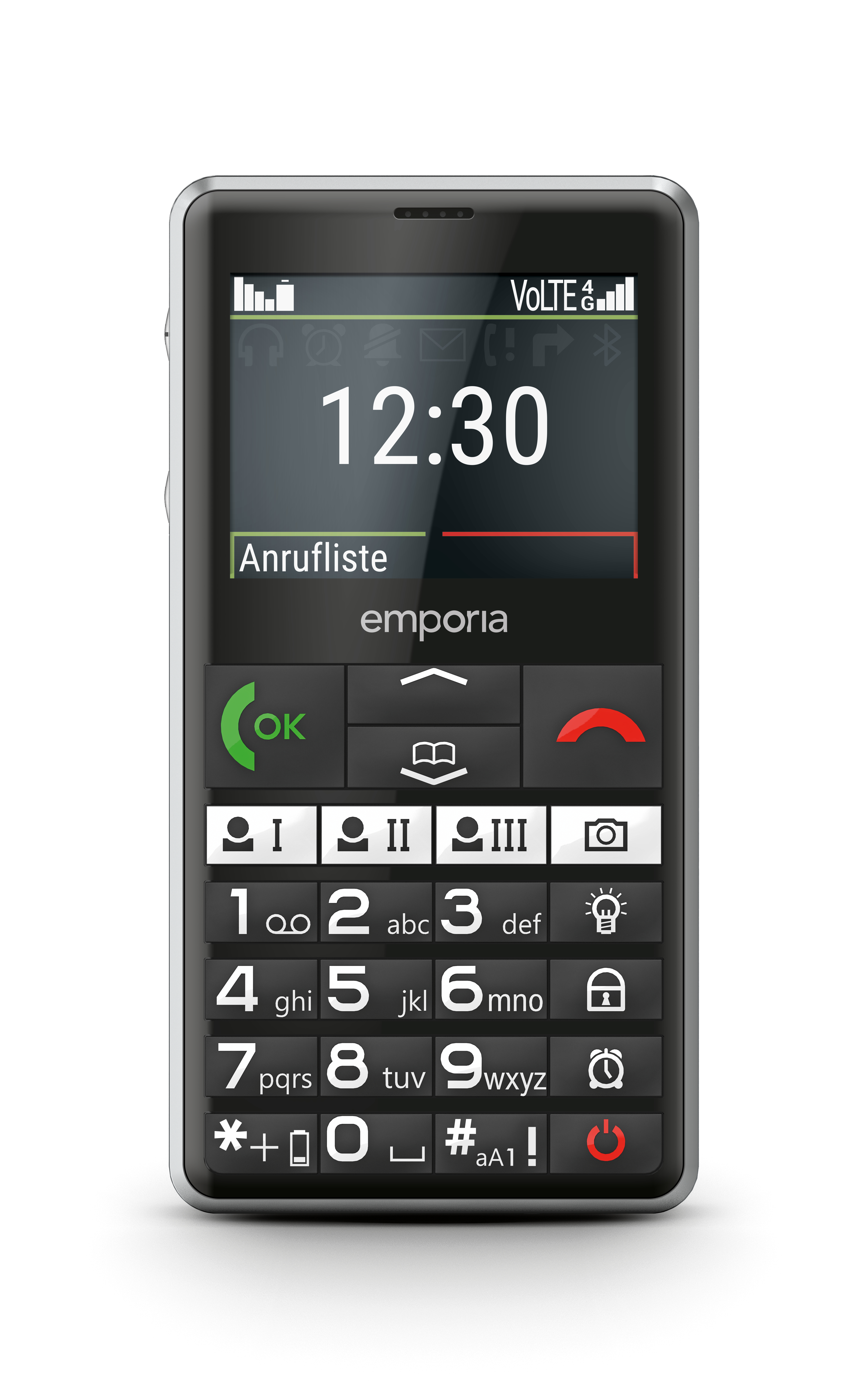 Emporia emporiaPURE (V76), LTE/4G, (V3) Großtastenhandy, black