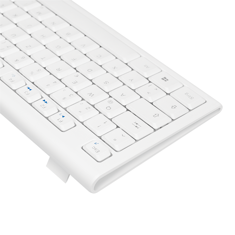 Logilink Tastatur Wireless 2,4GHz mit Maus white