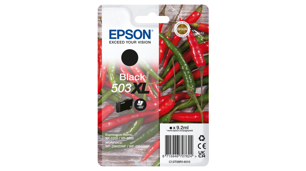 EPSON 503XL/T09R14 (Peperoni) schwarz Druckerpatrone