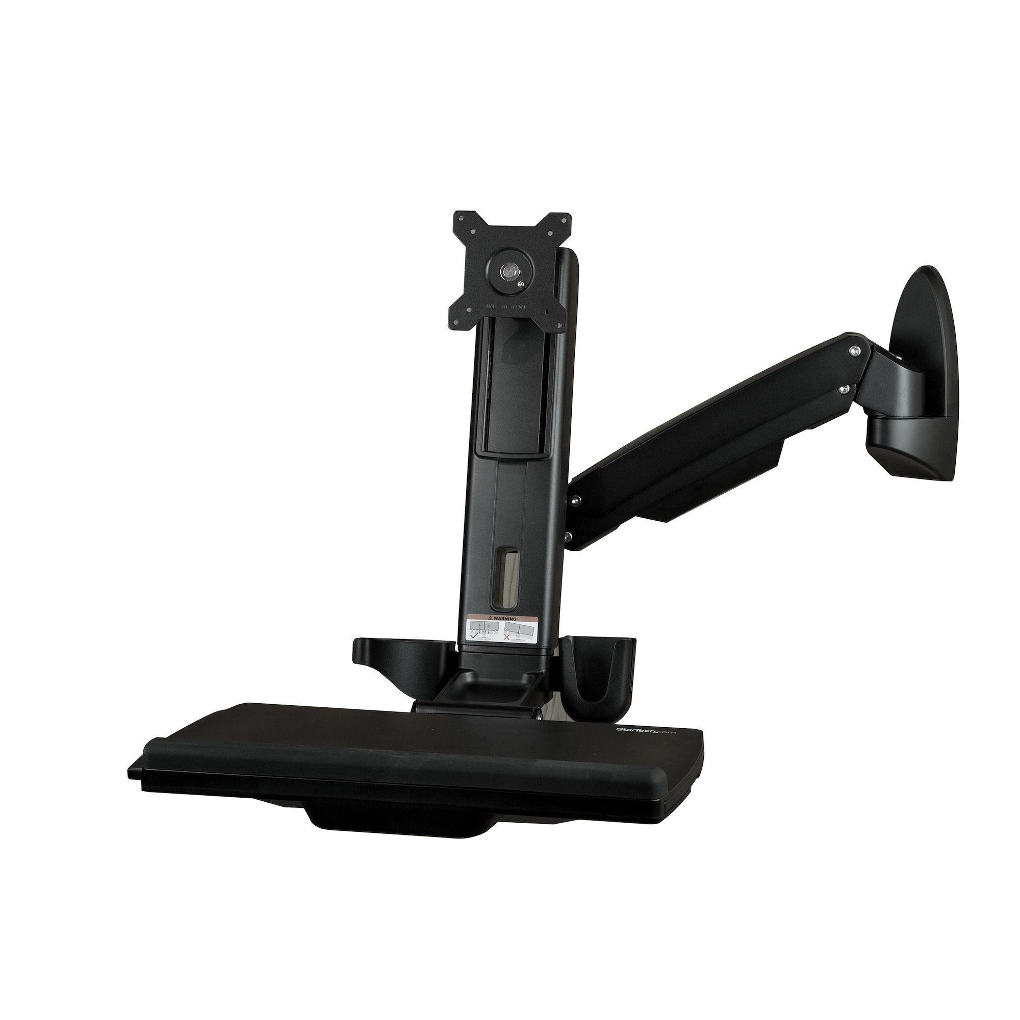 WALL MOUNTED SIT STAND DESK .
