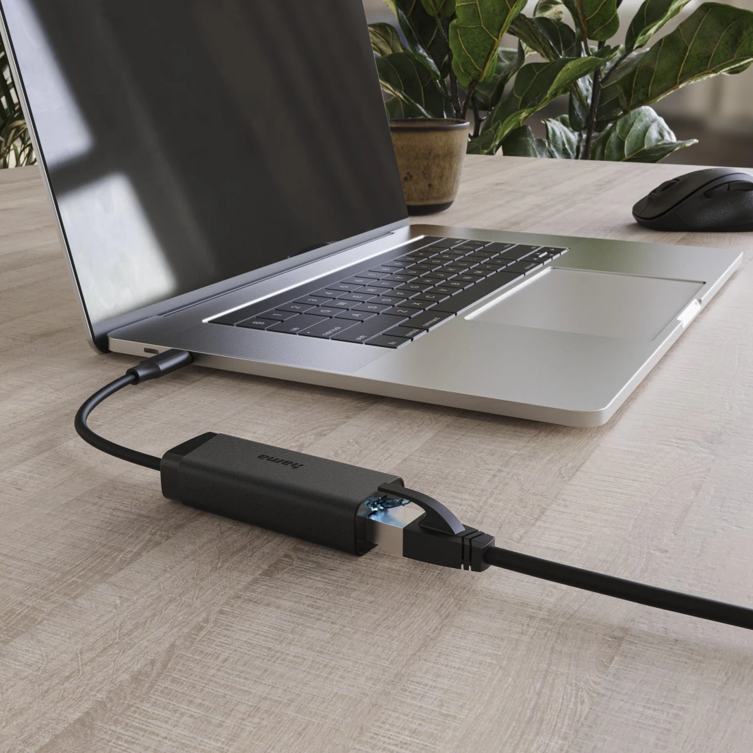 hama USB C/RJ 45 LAN-Adapter