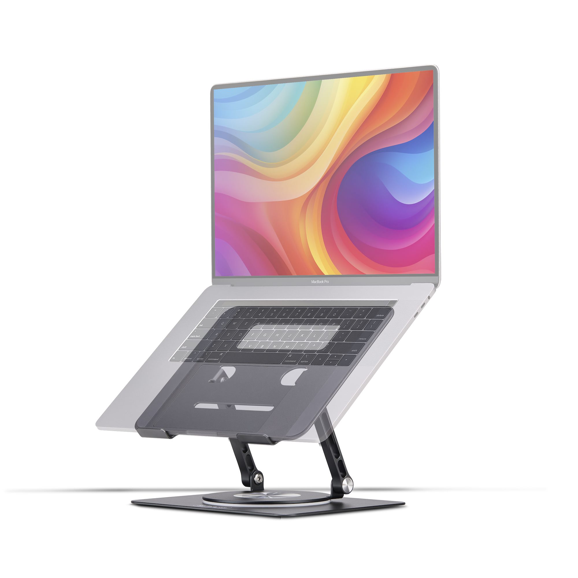 ROTATING LAPTOP STAND/RISER COMPUTER STAND W/360 SWIVEL BASE