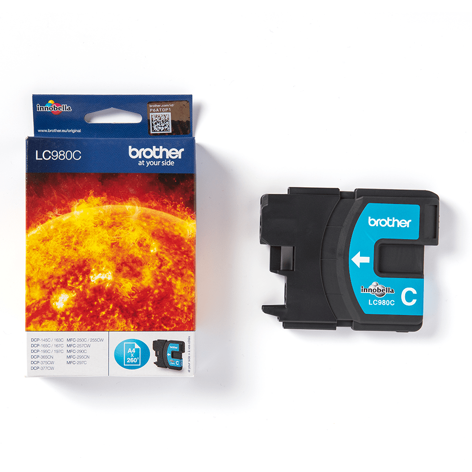 LC-980C INK CARTRIDGE CYAN F/ DCP-145 -165C