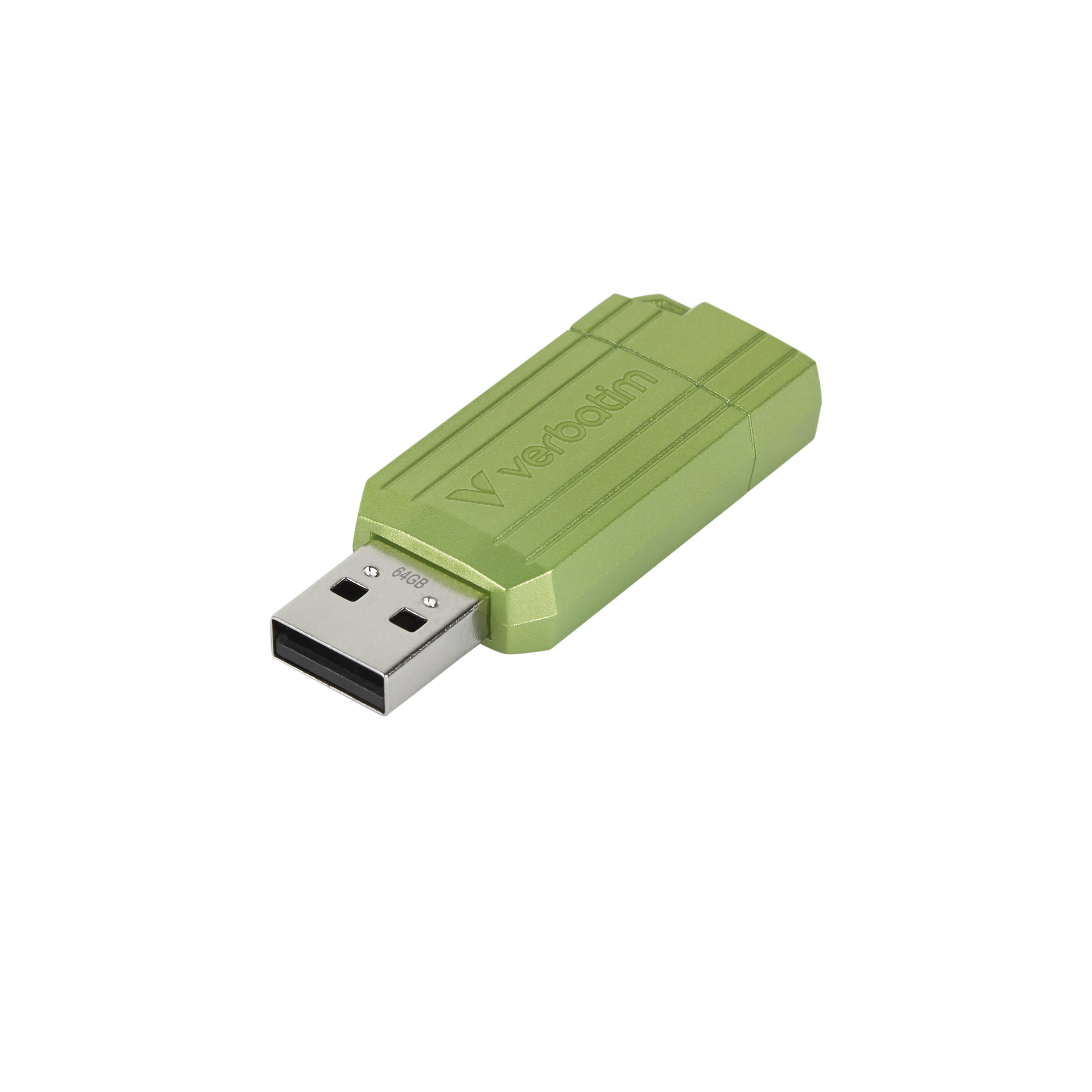 USB-Stick 64GB Verbatim 2.0 Pin Stripe Eucalyptus Green
