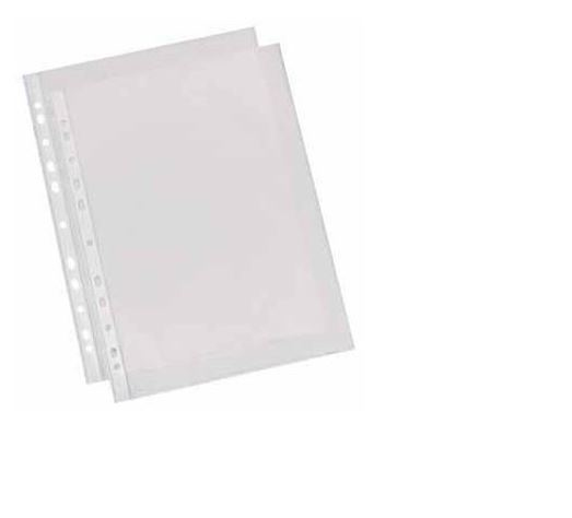 Esselte Prospekthüllen Standard DIN A4 transparent glasklar 0,05 mm, 100 St.