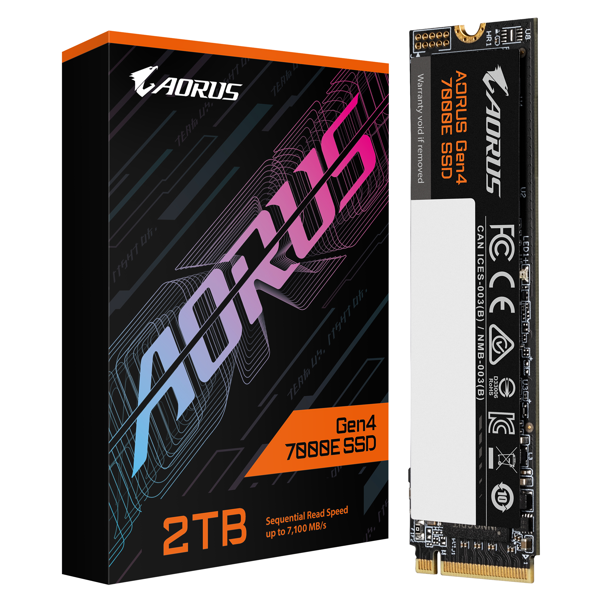 SSD 2TB Gigabyte AORUS GEN4 7000E M.2 PCI-E NVMe