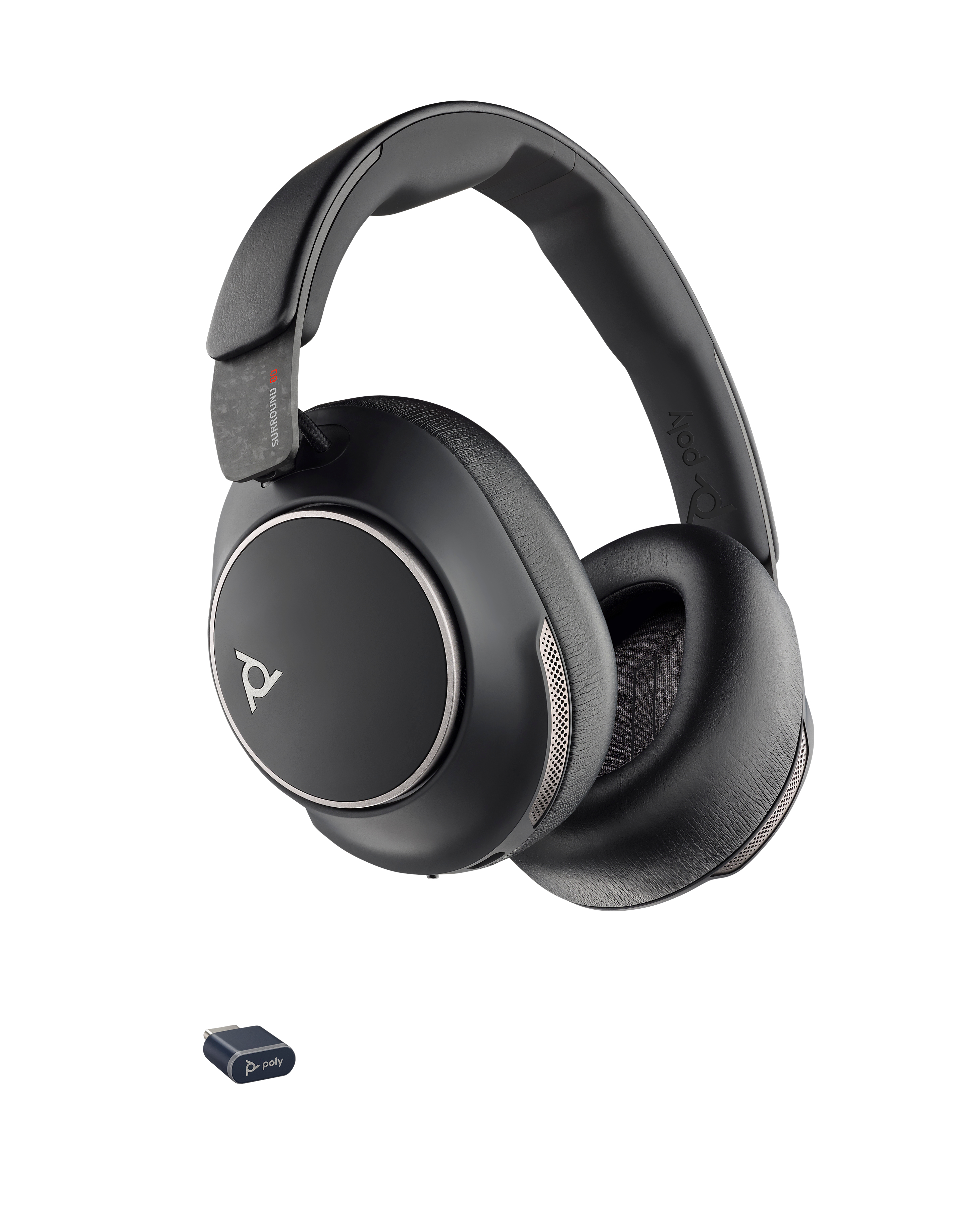 HP Poly Voyager Surround 80 UC USB-C Headset +USB-C/A Adapter SmartBuy
