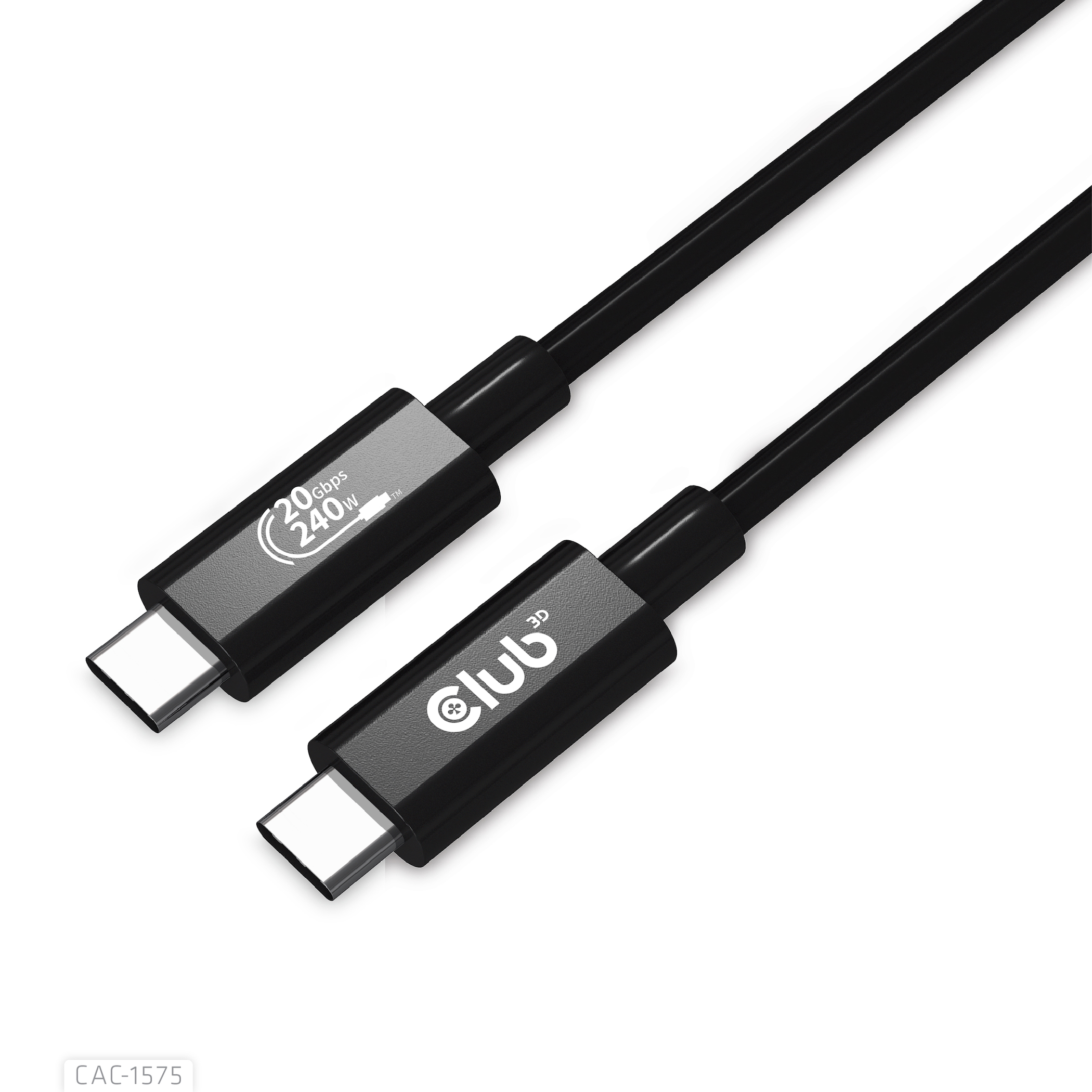 Club3D Kabel USB 4 Typ C PD 240W / 4K / 20Gbps 2m St/St retail