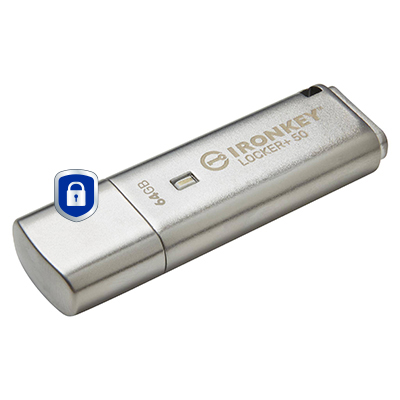IronKey Locker+ 50 64 GB, USB-Stick