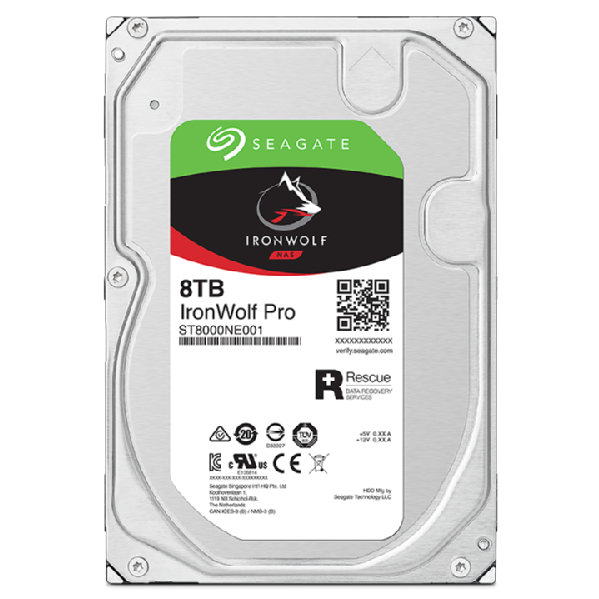 Seagate 8.9cm (3.5) 8TB SATA3 IronWolf Pro 7200 256MB intern